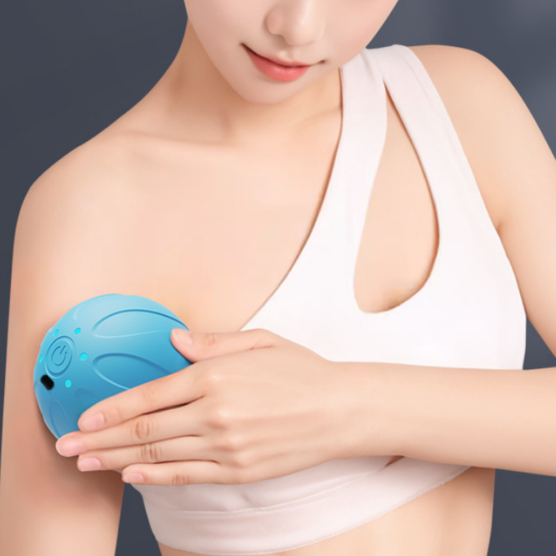 Shoulder Massage Ball - New Vibrating Massage Ball Handheld Deep