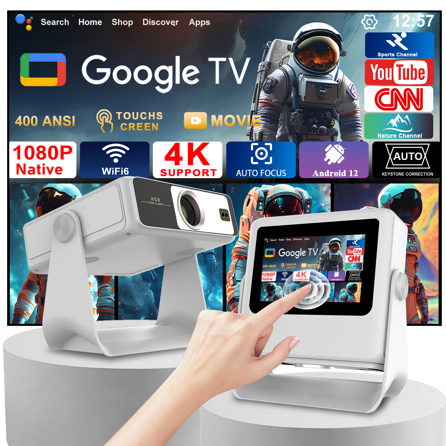 Yoga Fitness Video - 3-in-1 Tablet Projector 7