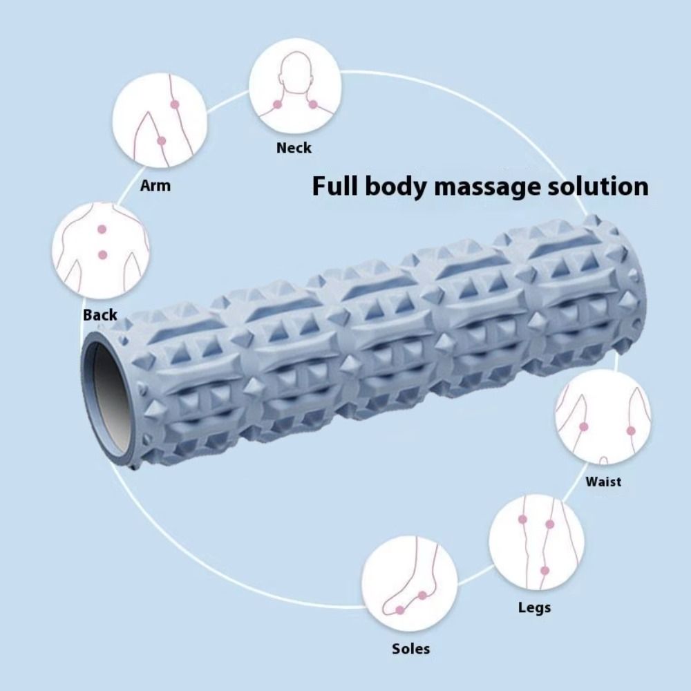 EVA Foam Fitness Back Roll Tri - Yoga Fitness Roller のレビューと価格
