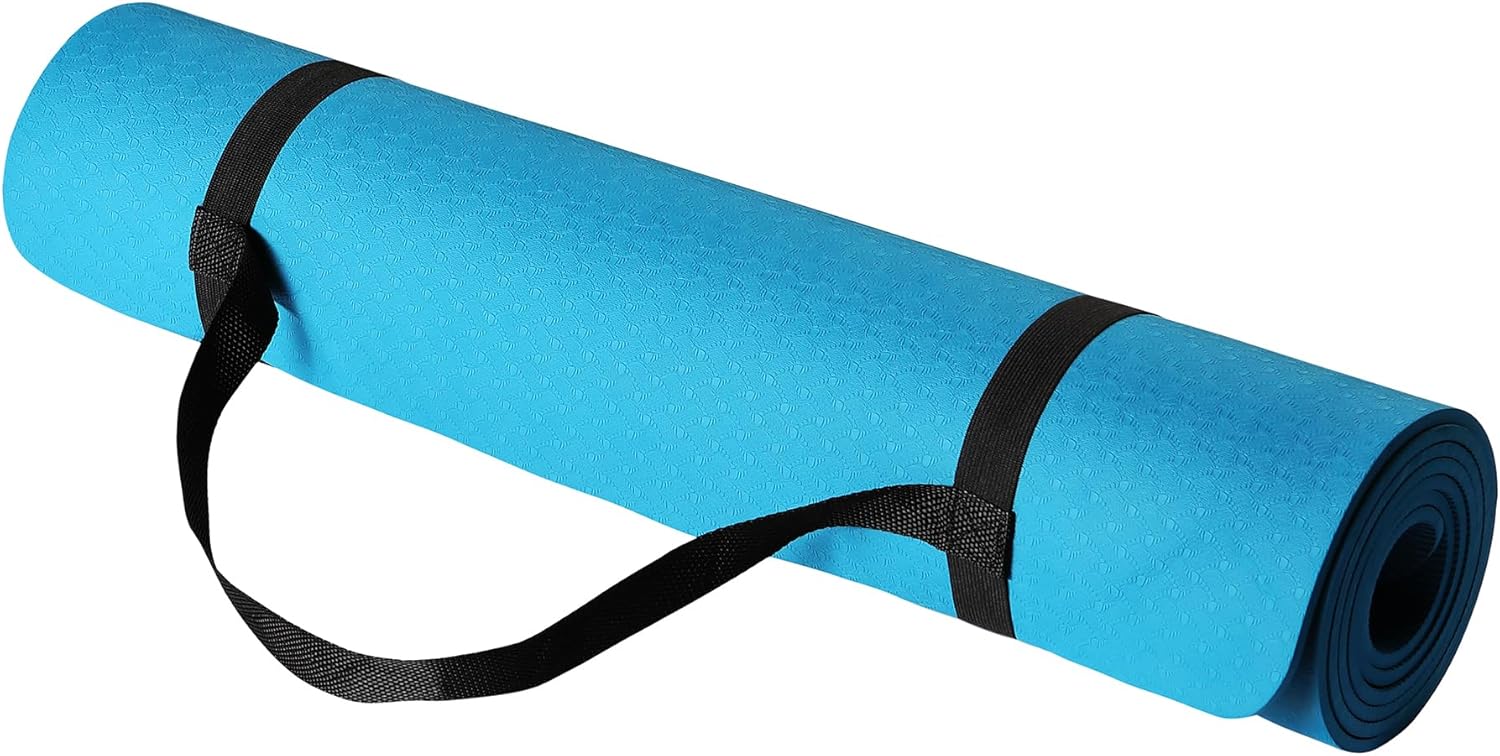 1/4 Inch Thick TPE Exercise Yo - Yoga Fitness Mat のレビューと価格