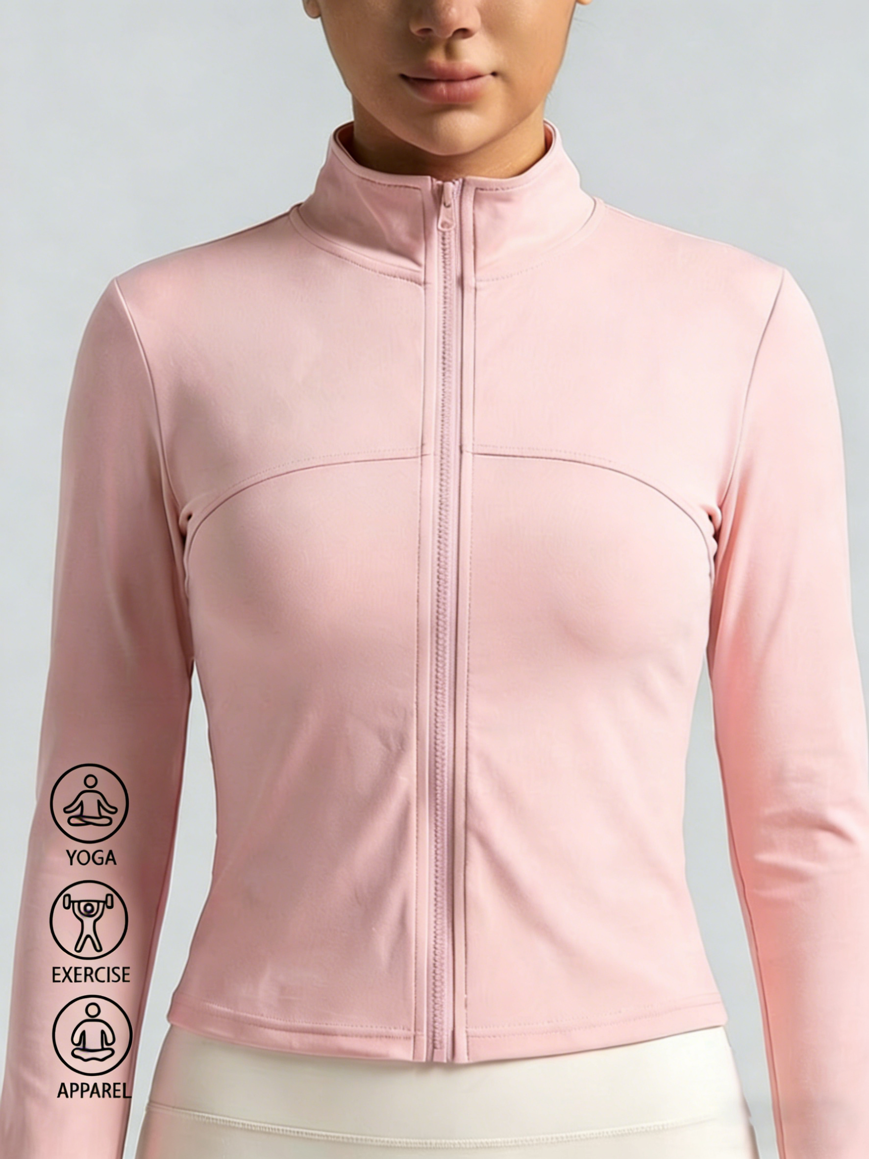 New Women Light pink Yoga Coat - Yoga & Fitness With Faye The Well Being Studio Abbots Langley のレビューと価格