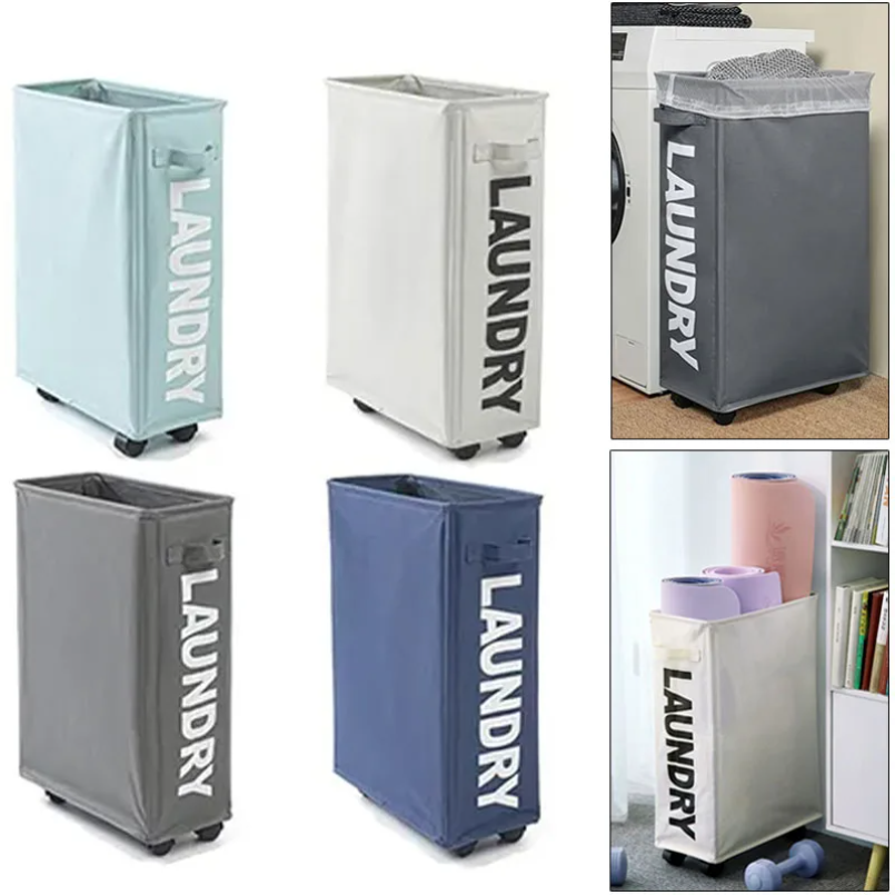 Laundry Basket with Wheels Lar - Yoga Fitness Mat のレビューと価格