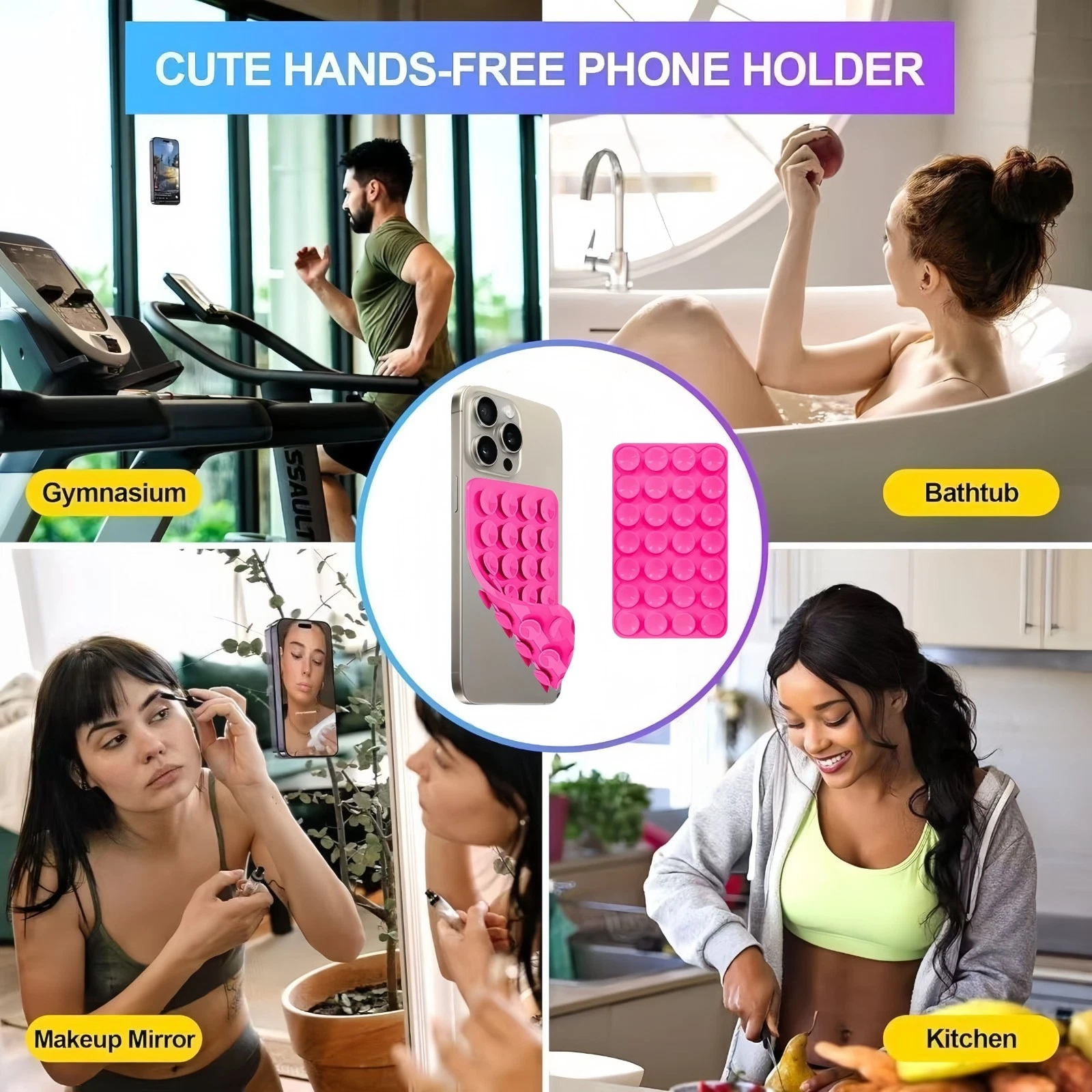 1Pc/3Pcs Double Sided Silicone - Yoga Fitness Video のレビューと価格