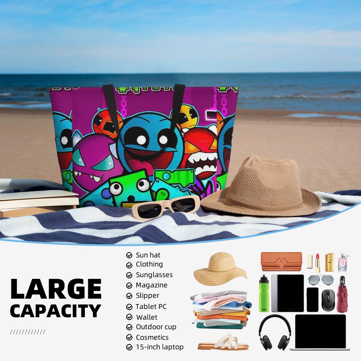 Video Game Geometry Dash Beach - Yoga Fitness Video のレビューと価格