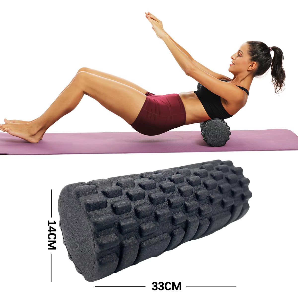 30/33cm Fitness Foam Roller Yo - Yoga Fitness Roller のレビューと価格