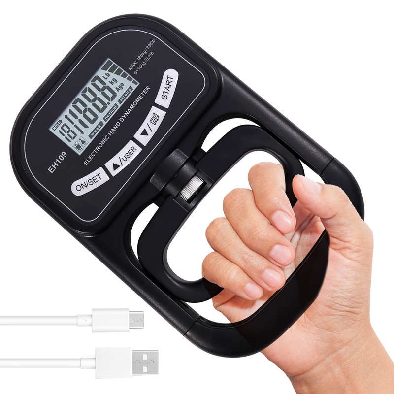265 Lbs / 120Kgs Hand Dynamome - Grip Strengthener Hand のレビューと価格