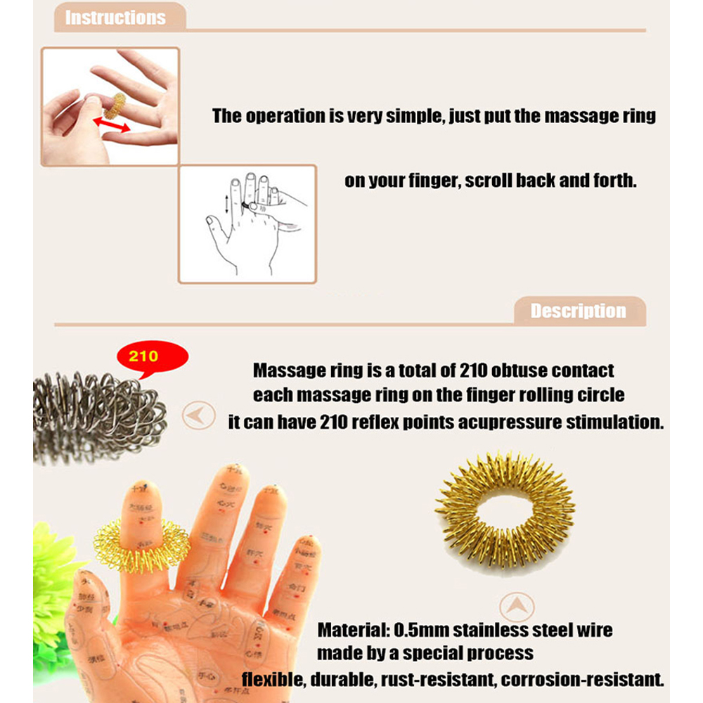 9Pcs/Lot Hand Foot Magnetic Th - Shoulder Massage Ball のレビューと価格
