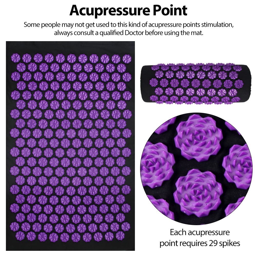 Acupressure Yoga Mat Kuznetsov - Yoga Fitness Mat のレビューと価格