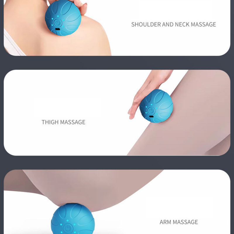 New Vibrating Massage Ball Han - Shoulder Massage Ball のレビューと価格