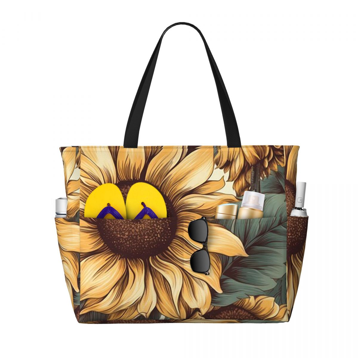 Golden Sunflower Cluster Vinta - Yoga Fitness Drawing のレビューと価格