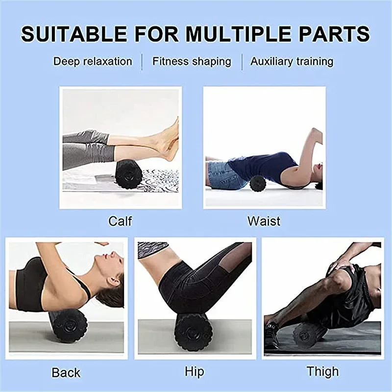 4-Speed Vibrating Electric Yog - Yoga Fitness Roller のレビューと価格