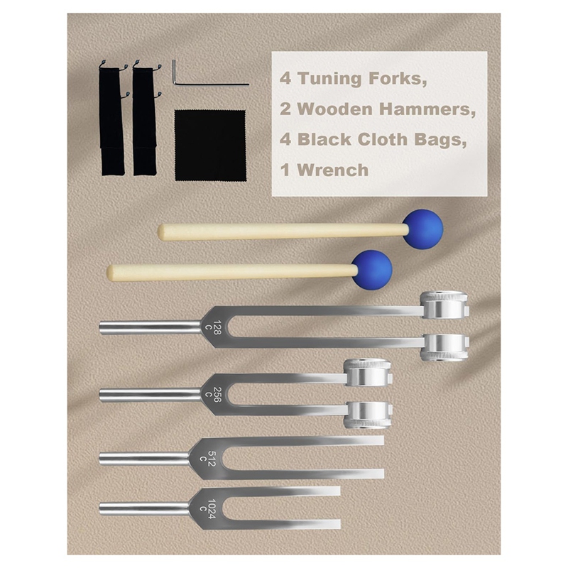 Aluminum Alloy Tuning Fork Set - Yoga & Fitness With Faye The Well Being Studio Abbots Langley のレビューと価格