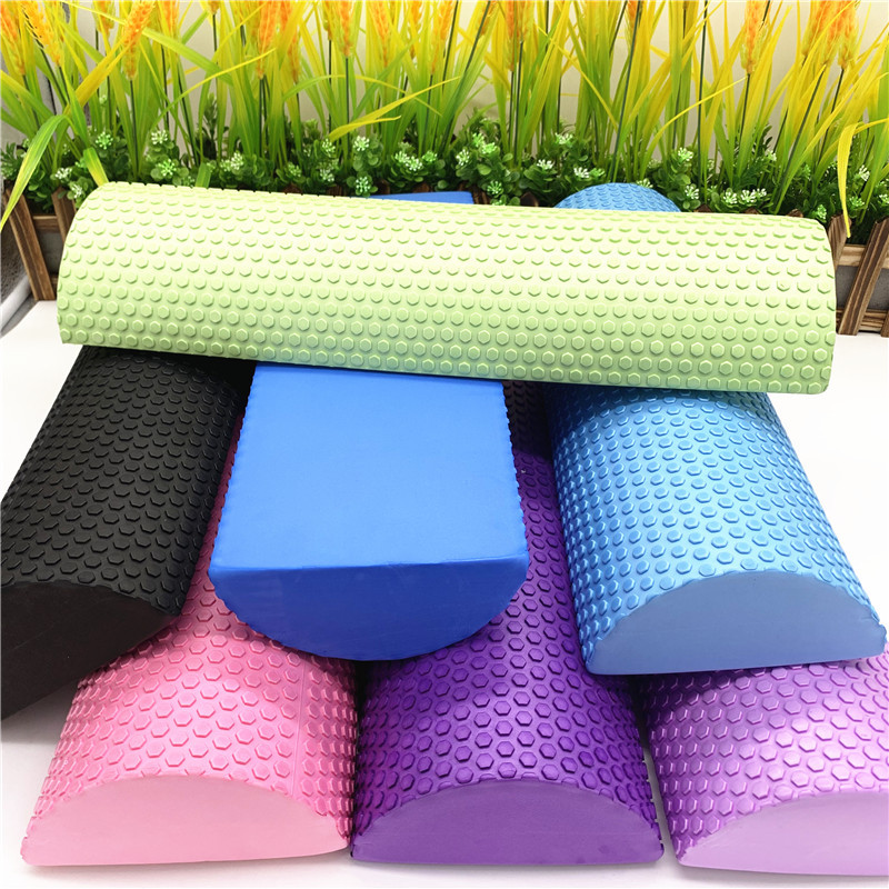 30/45cm Half Round EVA Massage - Yoga Fitness Roller のレビューと価格