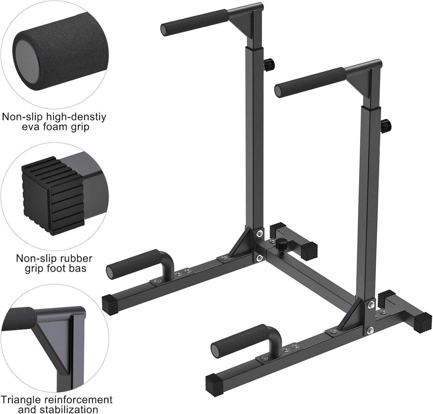 Heavy Duty Steel Multi-Functio - Dip Bar Parallel のレビューと価格