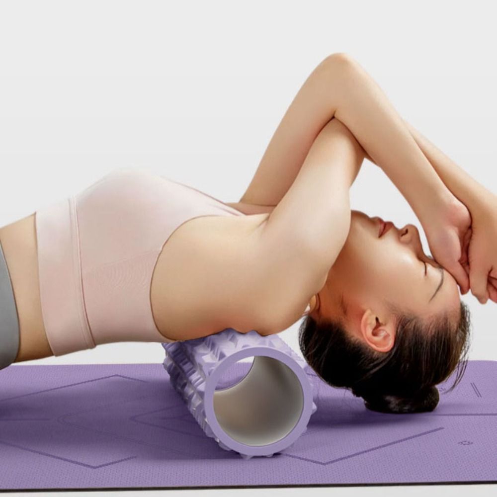 EVA Foam Fitness Back Roll Tri - Yoga Fitness Roller のレビューと価格