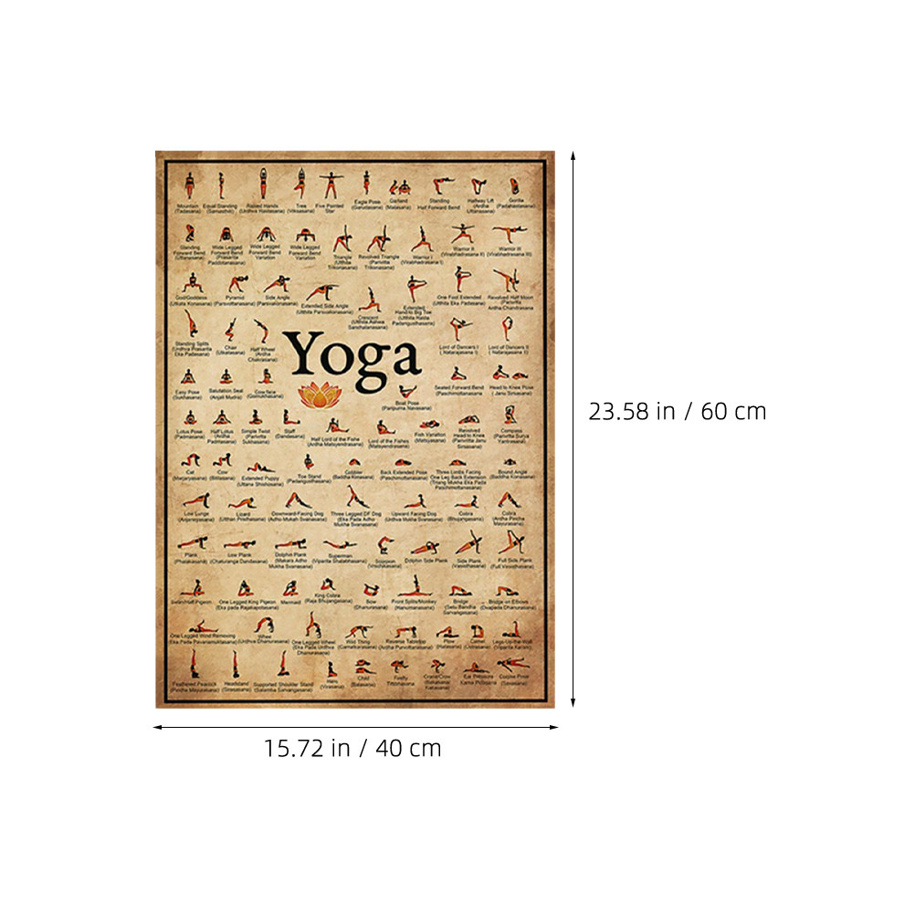 Yoga Poses Poster Canvas Wall  - Yoga Fitness Drawing のレビューと価格