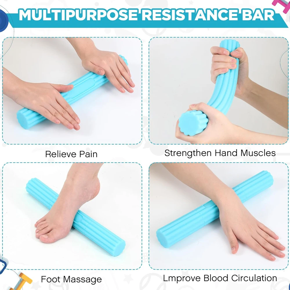 1Pcs Flex Therapy Bar Strength - Grip Strengthener Hand のレビューと価格